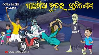 Natia Comedy Part 496  Machha Khia Bhuta Ra Pratishodha [upl. by Marinna996]