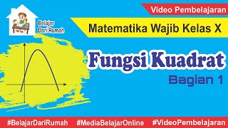 Fungsi Kuadrat Bagian 1  Matematika Wajib Kelas X m4thlab [upl. by Grimbal]