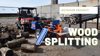 Easier Way to Split FireWood 2021 [upl. by Barren665]