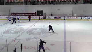 Good drills for defensemen Montreal Canadiens [upl. by Eenerb697]