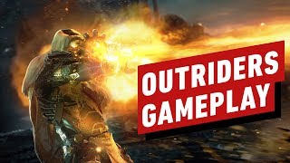 Outriders 17 Minutes of Gameplay  NextGen CoOp Looter Shooter RPG [upl. by Maxia550]