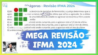 Revisão IFMA 2024 🟩 Aprenda a Matemática que vai cair na sua prova [upl. by Knute374]