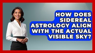 How Does Sidereal Astrology Align with the Actual Visible Sky  Astrology Awakening [upl. by Illa24]