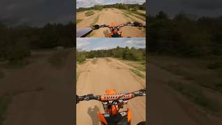 getting bucked on a jump face fail otb 2stroke dirtbike motovlog motocross [upl. by Anirb]