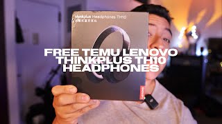 TEMU Free Lenovo ThinkPlus Headphones [upl. by Welker]