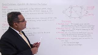 Ford Fulkerson Algorithm for Maximum Flow Problem [upl. by Crescint]