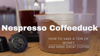 Save money with Coffeeduck Nespresso reusable coffee pods [upl. by Esinrahc]