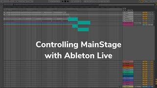 Controlling MainStage with Ableton Live [upl. by Treat222]