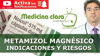 Metamizol  Metamizol magnésico  Indicaciones y RIESGOS [upl. by Borden]