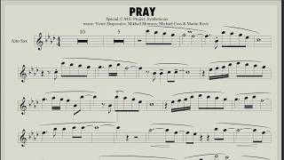 Special  Pray CMS Project amp Syntheticsax backing Track amp Sheet music for sax Alto [upl. by Coh607]