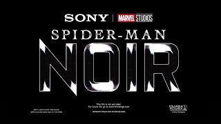 BREAKING SPIDERMAN NOIR OFFICIAL ANNOUNCEMENT  Sony Amazon w Nicolas Cage [upl. by Annelak]