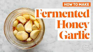 How to Make Fermented Honey Garlic [upl. by Occer]