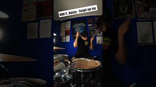 MGK ft Halsey  Forget me too drumcover poppunk punk shorts cover rockcover rock reels art [upl. by Kimmy164]