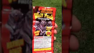 Wolfpack M98 Firecracker Strip from Phantom Fireworks 2018 [upl. by Tchao233]