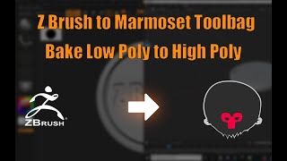 Bake Low Poly to High Poly Using Marmoset Toolbag [upl. by Elauqsap92]