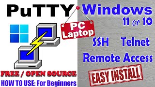 How to Install PuTTY on Windows 11 [upl. by Elda182]