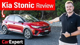 2021 Kia Stonic GTLine review Like a Rio but bigger [upl. by Adirehs847]