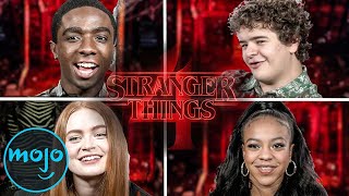 Stranger Things Season 4 Cast Interview [upl. by Hasheem]