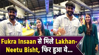 Neetu Bisht Lakhan Rawat की Youtube Fan Fest में हुई Fukra Insaan aka Abhishek Malhan से मुलाकात [upl. by Trilbi704]