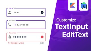 TextInputEditText  Material Design Edit Text  Android Studio Tutorial [upl. by Pascal]