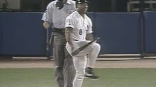 OAKCWS Bo Jackson breaks bat over his knee after K [upl. by Tabbatha472]