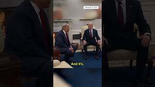 Trump meets with Biden at White House [upl. by Alocin537]