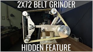 2x72 Belt Grinder Hidden Features For Knifemaking [upl. by Anuat]