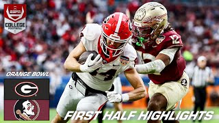 Orange Bowl HALFTIME HIGHLIGHTS Georgia Bulldogs vs Florida State Seminoles [upl. by Ramal324]