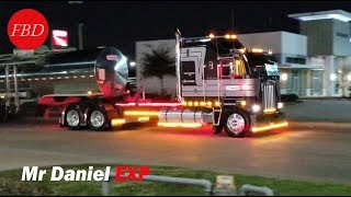 The Cleanest Oldschool Kenworth Cabover Aerodyne Sleeper Ive Seen  K100 [upl. by Cyprio]