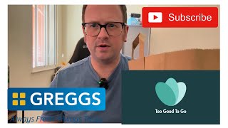 Food Review  Greggs  Too Good To Go [upl. by Heddi]