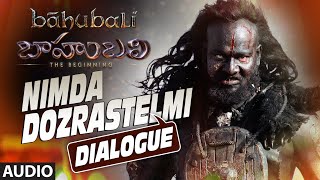 Nimda Dozrastelmi Dialogue  Baahubali Telugu  Prabhas Rana Anushka Tamannaah [upl. by Strader]