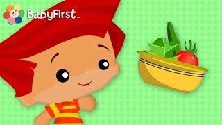 Découverte avec Fiona et Fred  Légumes pour enfants  Tomate  BabyFirst [upl. by Yared]