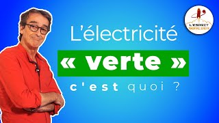 Lélectricité verte cest quoi   LEsprit Sorcier [upl. by Otrebor]