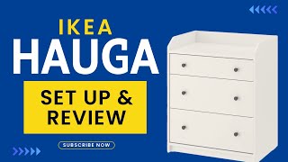 Hauga chest of 3 drawers assembly instructions hauga ikea [upl. by Levana134]