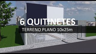 6 QUITINETES 20m TERRENO 10x25m [upl. by Stew204]