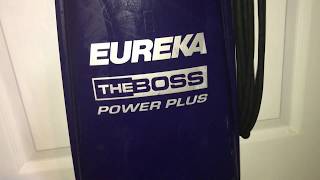 Eureka The Boss Power Plus Victory Upright Vacuum Cleaner Overview amp Demonstration [upl. by Milde]