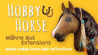 Hobby Horse Mähne machen aus Extensions [upl. by Sivar]