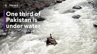 Pakistan floods One third of country is under water [upl. by Sibbie]