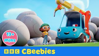 Mojo Swoptops Teamwork and Fun Downhill Rescues  13 Compilation  CBeebies [upl. by Gnauq]