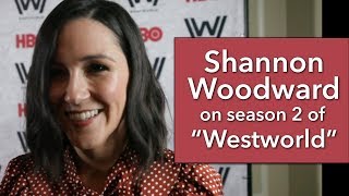 Westworld season 2 Shannon Woodward on is Elsie alive and show changes [upl. by Asillam]