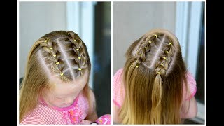 Front Pull Through Braids  How to Take Out Elastic Styles [upl. by Aynik]