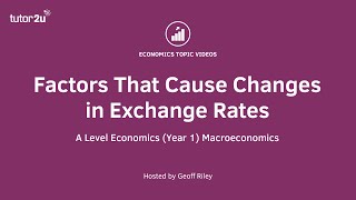 Factors Causing Currency Changes I A Level and IB Economics [upl. by Soren944]