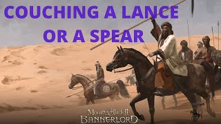 Mount amp Blade II Bannerlords  How to couch a spear or a lance [upl. by Dixil]