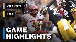 Highlights Iowa State Cyclones vs Iowa Hawkeyes  Big Ten Football [upl. by Guthrie]