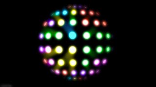 Colorful Disco Ball Screen🥳Night Neon Party Lights In Room [upl. by Deenya883]