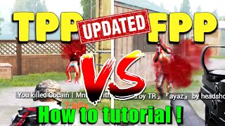 How to CHANGE VIEW in DEATHMATCH   Tutorial  pubg mobile 🌵 [upl. by Elgna]