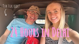 DELHI VLOG🇮🇳•Cabin Crew Layover🗺️•Tuk Tuk Rides🛺•Exploring The City✈️🪷 [upl. by Kant655]