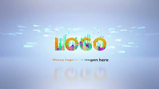 Multicolored Logo Intro  Video Template  Ae Template [upl. by Urita]