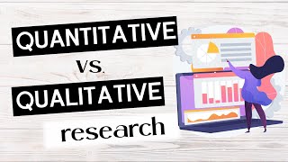 QUANTITATIVE vs QUALITATIVE RESEARCH explained differences and when to use each [upl. by Oremodlab]