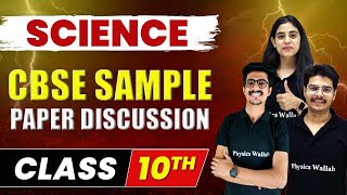 SCIENCE  CBSE SAMPLE PAPER DISCUSSION  CLASS X BOARDS 2023 [upl. by Einhoj]